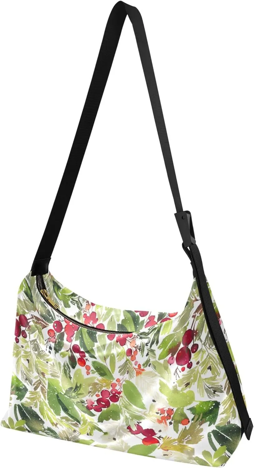 Pink Flamingos Funny Leather Hobo Purses for Women Large Crossbody Purses Animal Print Women Shoulder Handbags