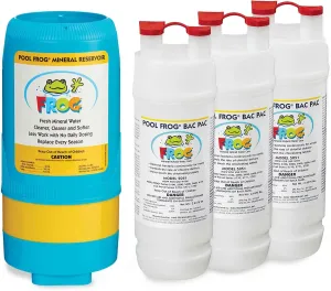 Pool FROG Model 5400 Mineral Reservoir   3 Chlorine Bac Pacs, Mineral and Chlorine Replacement Cartridges for Pool FROG Model 5400