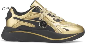 PUMA Womens Baby Phat X Rs-Curve Metallic Lace Up Sneakers Shoes Casual - Gold - Size 7.5 M