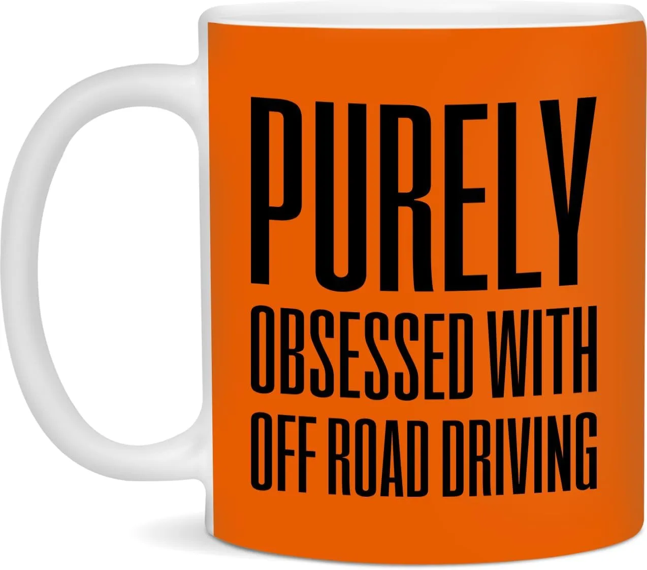 Purely obsessed with Off Road Driving Mug Burnt Orange 11oz - Burnt Orange - 11oz