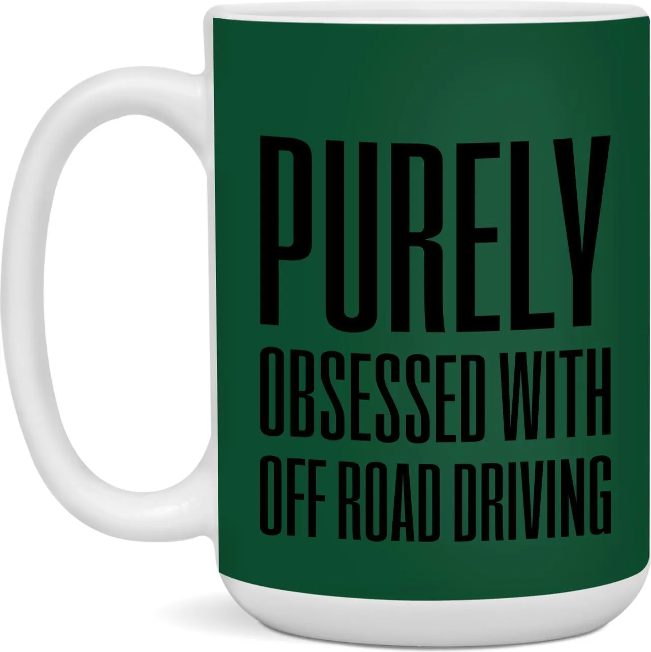 Purely obsessed with Off Road Driving Mug Forest 15oz - Forest - 15oz