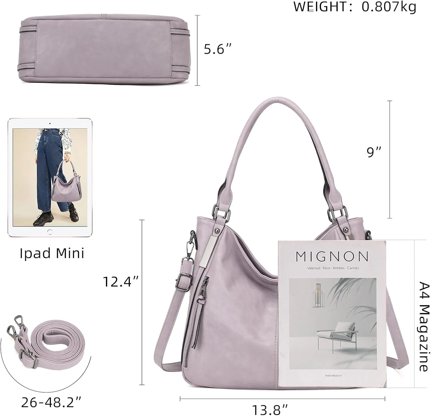 Purses for Women Shoulder Handbags Hobo Bags Tote Bag