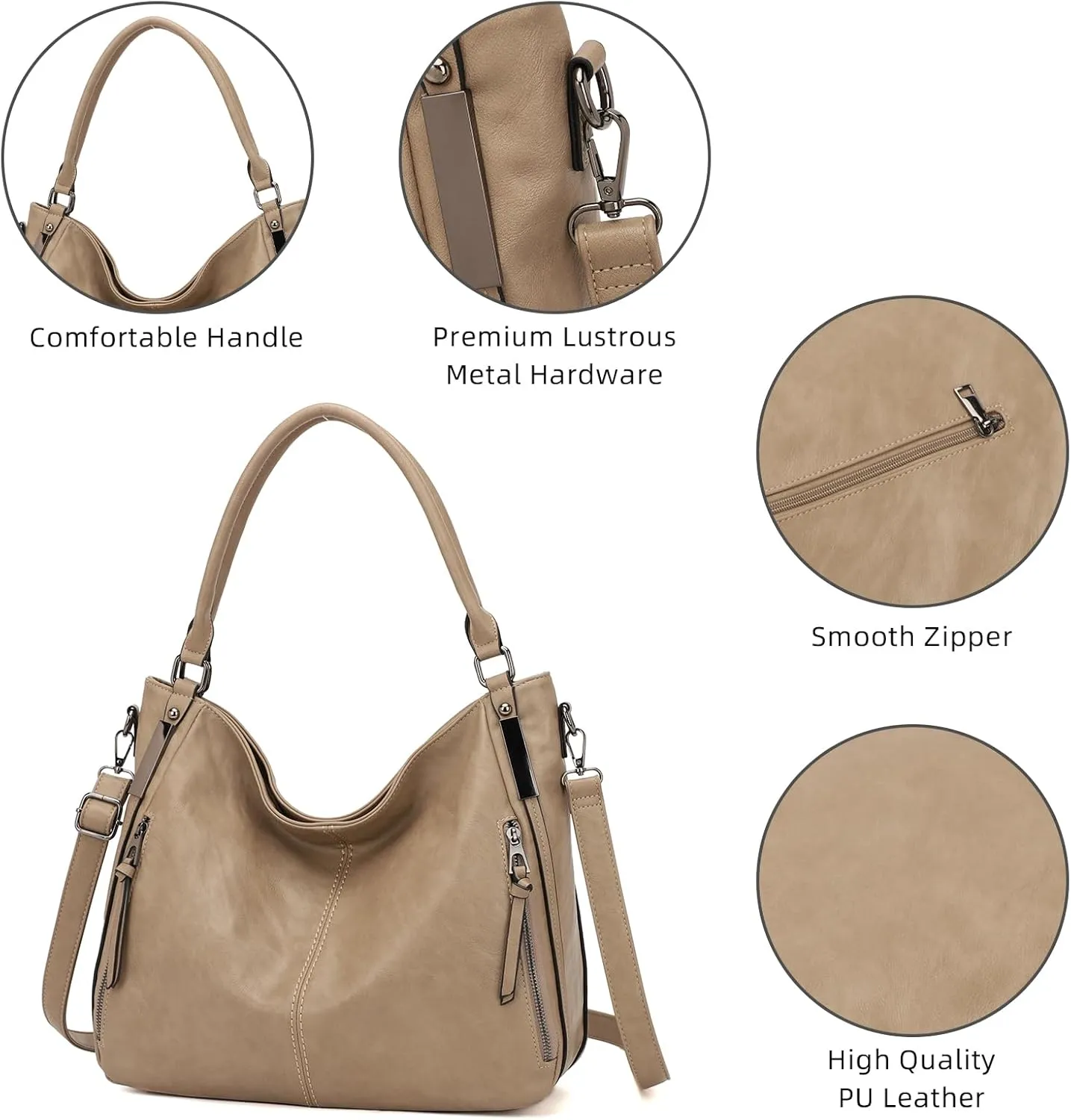 Purses for Women Shoulder Handbags Hobo Bags Tote Bag