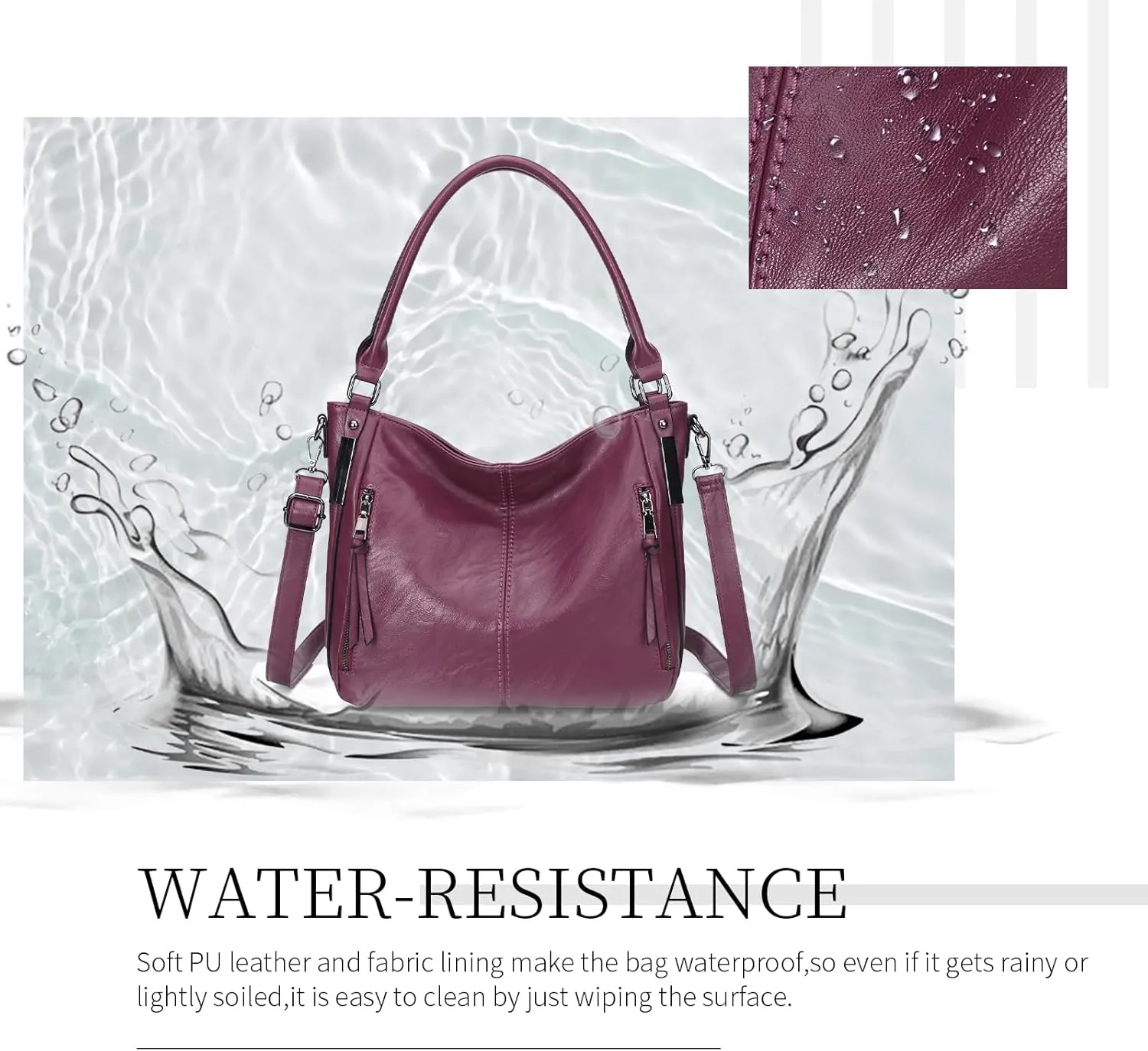Purses for Women Shoulder Handbags Hobo Bags Tote Bag