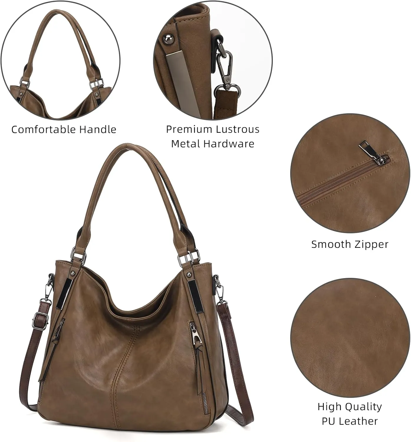 Purses for Women Shoulder Handbags Hobo Bags Tote Bag