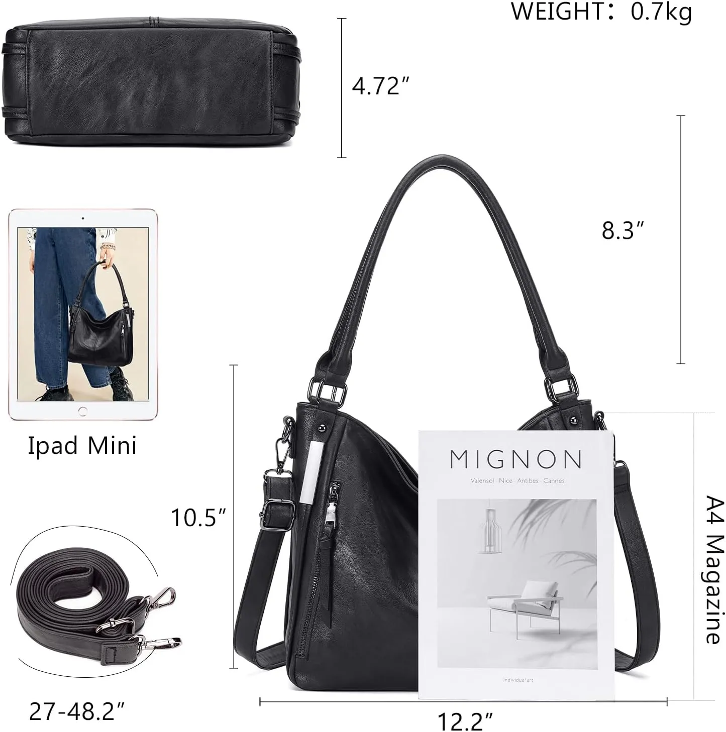 Purses for Women Shoulder Handbags Hobo Bags Tote Bag