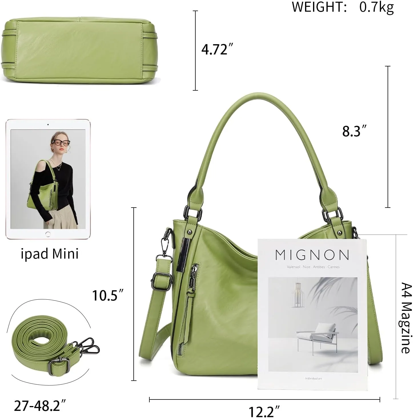 Purses for Women Shoulder Handbags Hobo Bags Tote Bag