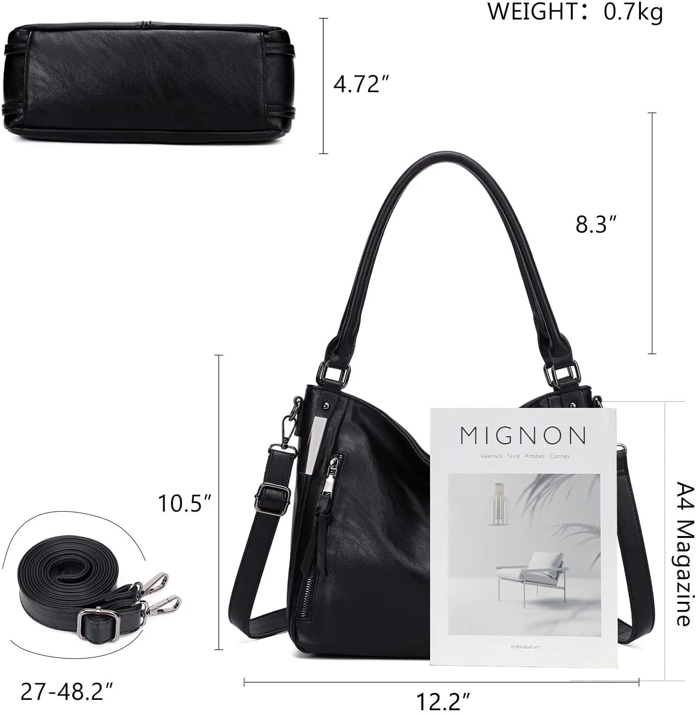 Purses for Women Shoulder Handbags Hobo Bags Tote Bag