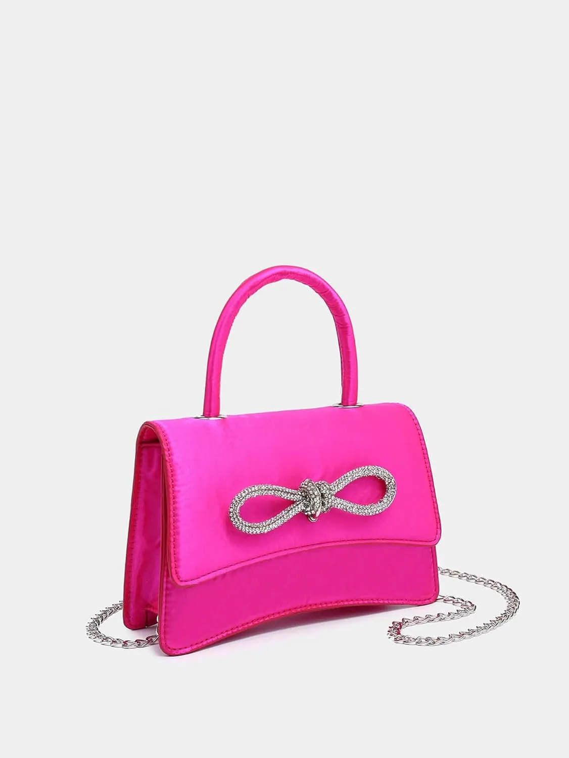 QWINEE Women's Mini Evening Bag Rhinestone Decorated Clutch Purse Prom Bags Sparkle Mini Square Handbags