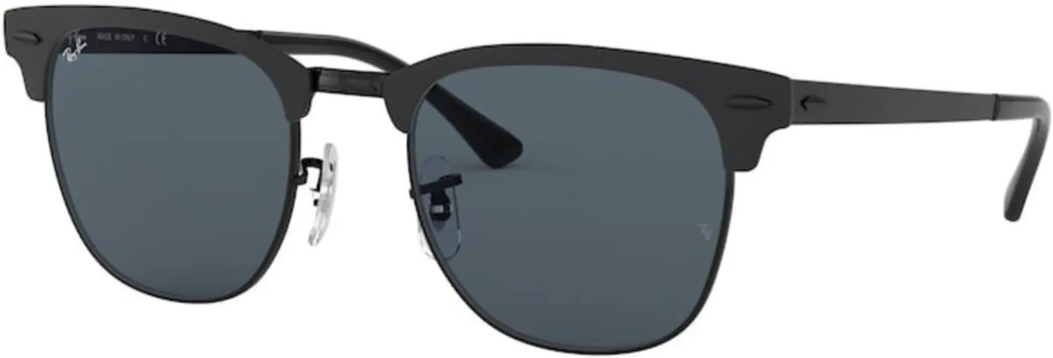 Ray-Ban RB3716 Sunglasses Bundle: RB 3716 186/R5 Matte Black On Black and Eyewear Cleaning Kit