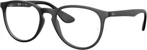 Ray-Ban RX7046 Eyeglasses Bundle: RX 7046 ERIKA 5364 Erika Rubber Black and Universal Anti-slip Silicone Leash