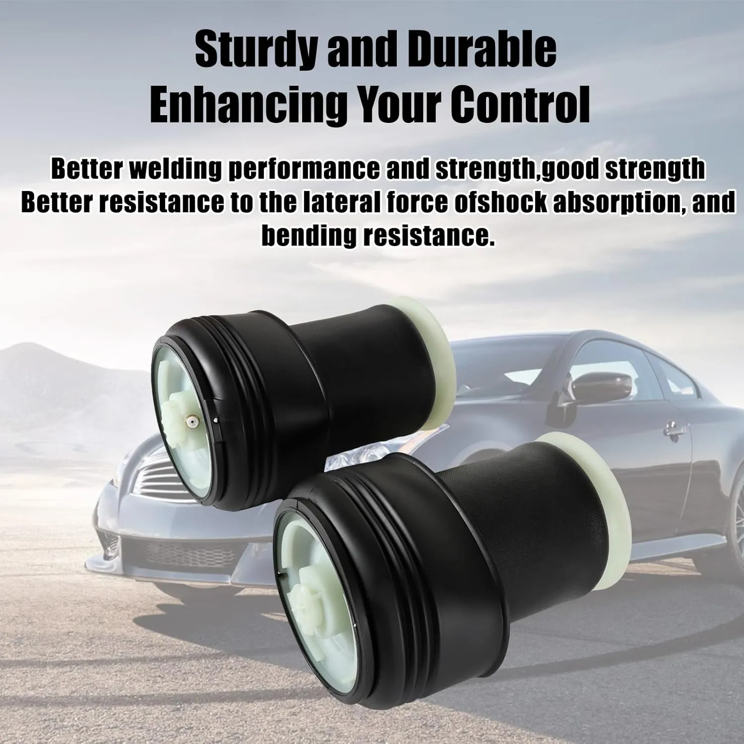 Rear Air Suspension Spring Bag 37126790078 37126790080 Compatible with X5 E70 X6 E71 E72 2007-2014 After-Market Parts 1Pair