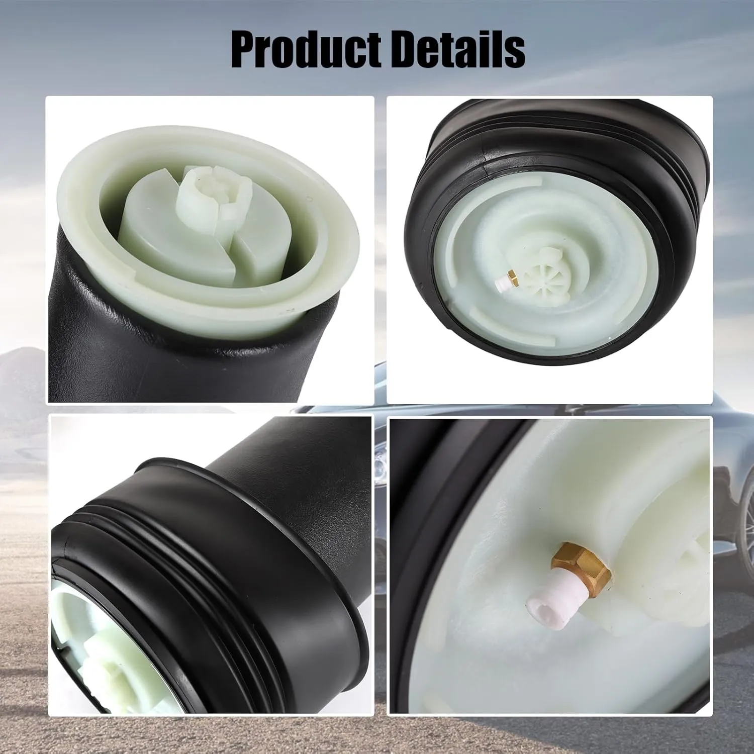 Rear Air Suspension Spring Bag 37126790078 37126790080 Compatible with X5 E70 X6 E71 E72 2007-2014 After-Market Parts 1Pair