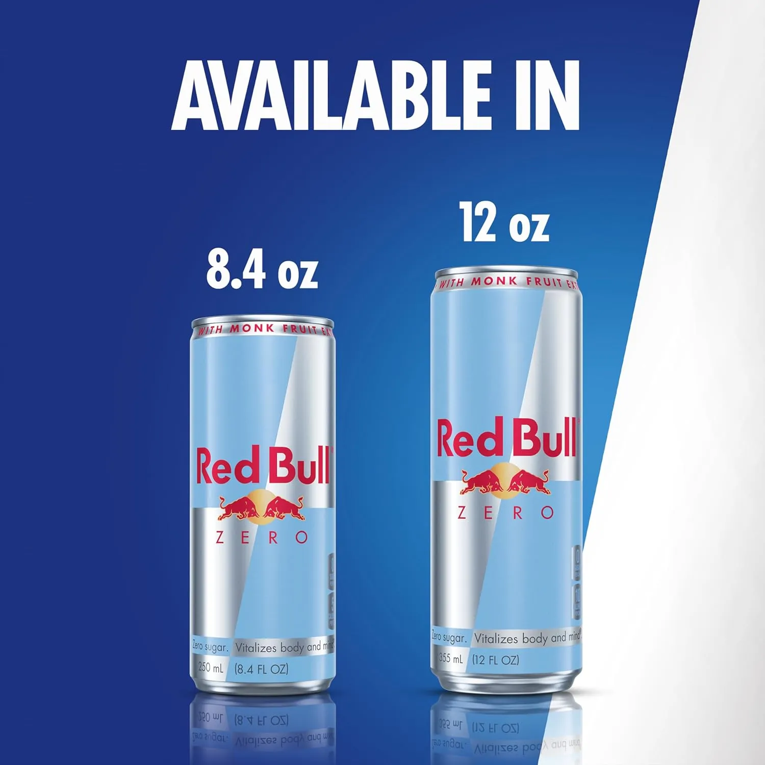 Red Bull Zero Energy Drink, 12 fl. oz., with 114mg Caffeine, Taurine & B Vitamins, Case of 24 cans