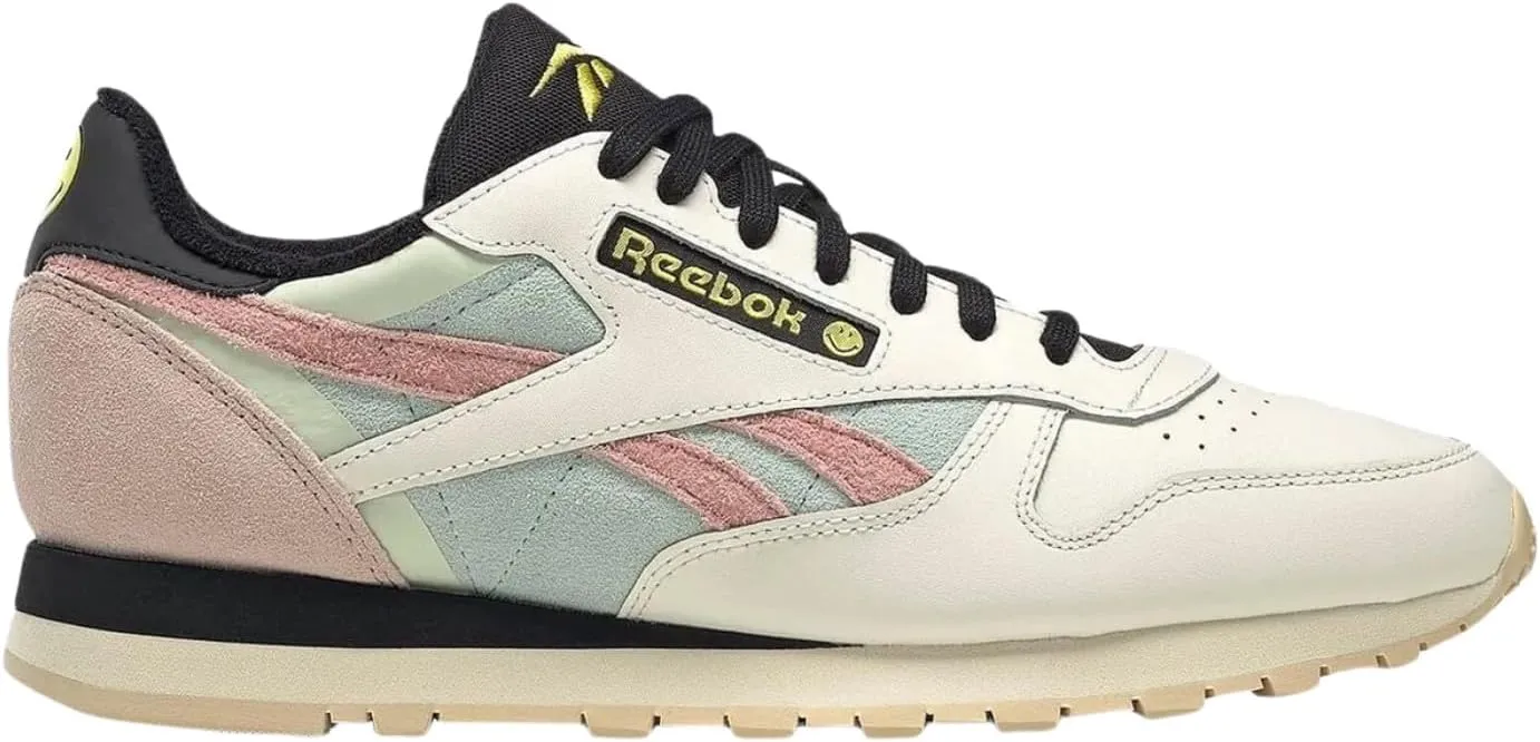 Reebok Classic Leather Smiley 50th Anniversary Mens Shoes Size-7.5