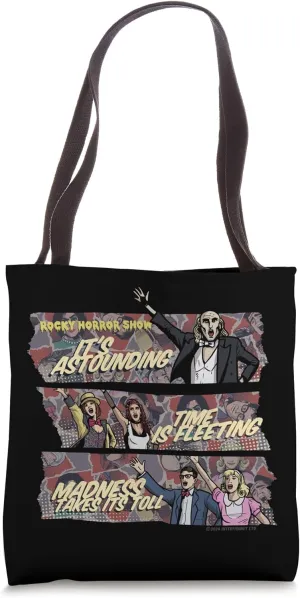 Rocky Horror Show Time Warp Lyrics Tote Bag