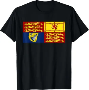Royal Standard Flag of United Kingdom England UK History T-Shirt