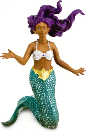 Safari Ltd. Purple-haired Mermaid - 4.75" Mythical Figure - Fantasy Toy for Boys, Girls, and Kids Ages 3 