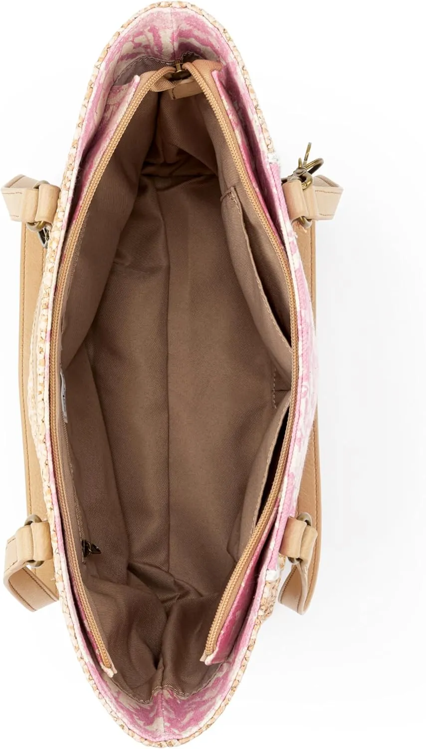 Sakroots Meadow Synthetic Straw from Recycled Materials, Uncoated Cotton Canvas Tote
