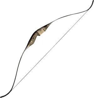 SAS Gravity 60" One-Piece Hunting Recurve Bow Wooden Traditional