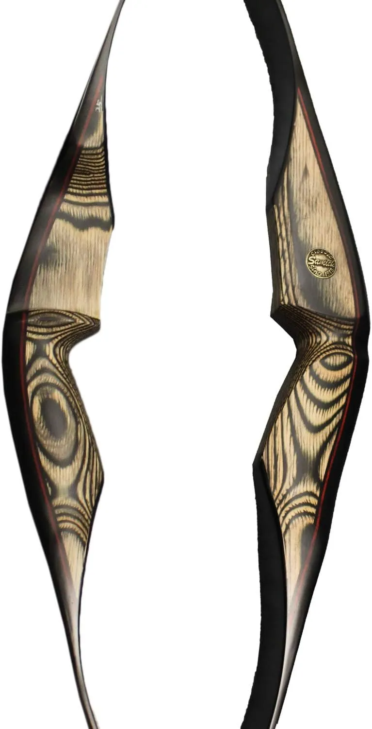 SAS Gravity 60" One-Piece Hunting Recurve Bow Wooden Traditional