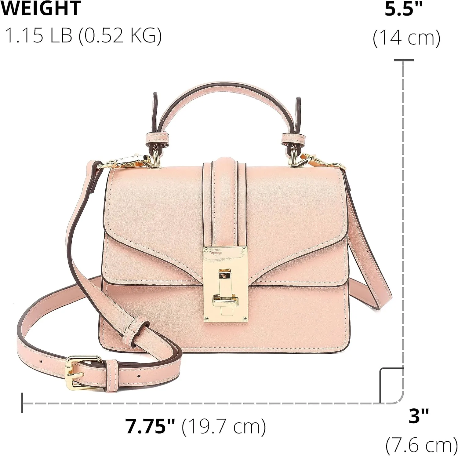 Scarleton Mini Top Handle Satchel, Crossbody Shoulder Bag, H2077