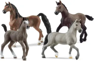 Schleich Horse Club 4-Piece Horse Collector Horse Toys & Horse Gifts for Girls Ages 5 