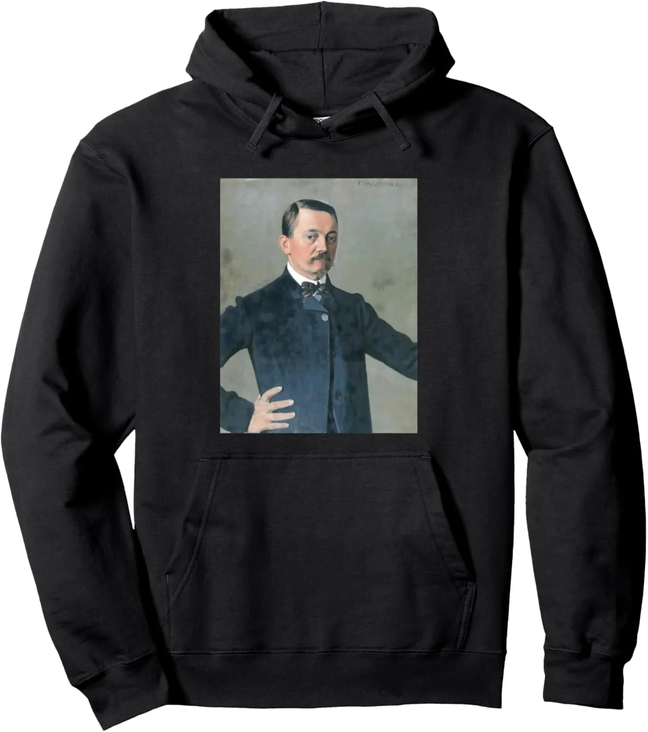 Self-portrait by Felix Vallotton (1925) Pullover Hoodie