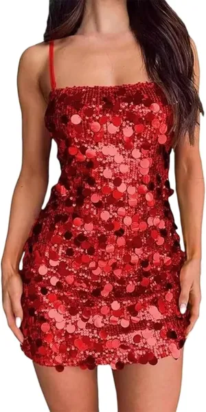 Sequin Dress for Women Holiday Party Dress Sparkle Dresses for Women Sparkly Formal Dress New Years Eve Dress