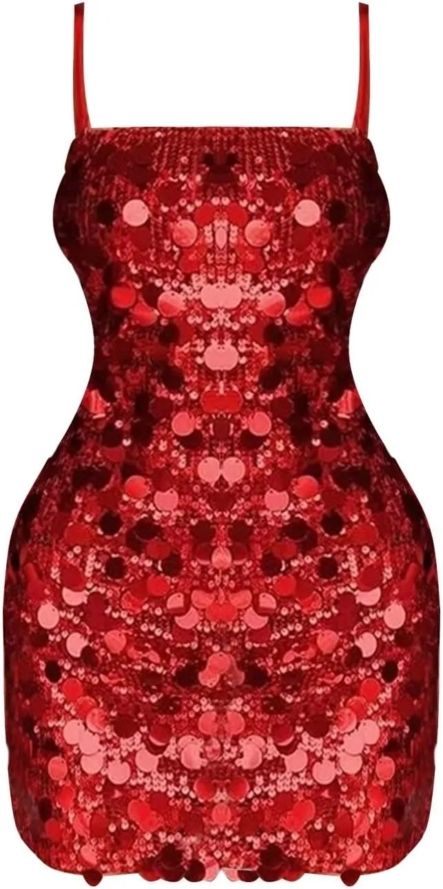 Sequin Dress for Women Holiday Party Dress Sparkle Dresses for Women Sparkly Formal Dress New Years Eve Dress