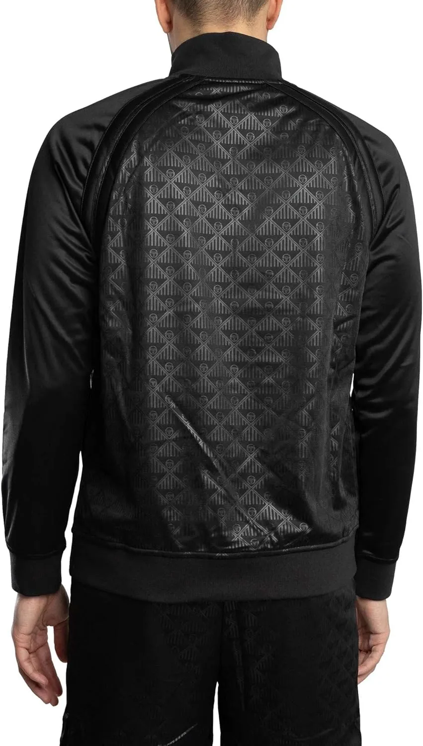 Sergio Tacchini Men's Ghibli Mono Track Jacket, Black