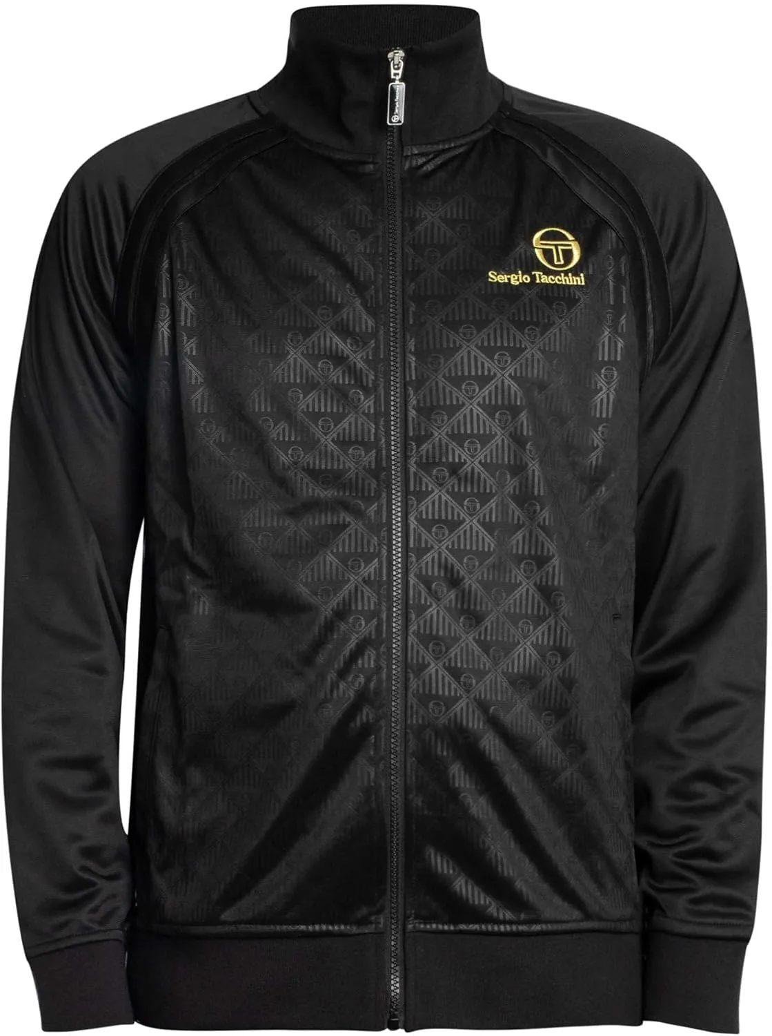 Sergio Tacchini Men's Ghibli Mono Track Jacket, Black