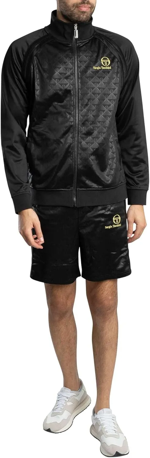 Sergio Tacchini Men's Ghibli Mono Track Jacket, Black