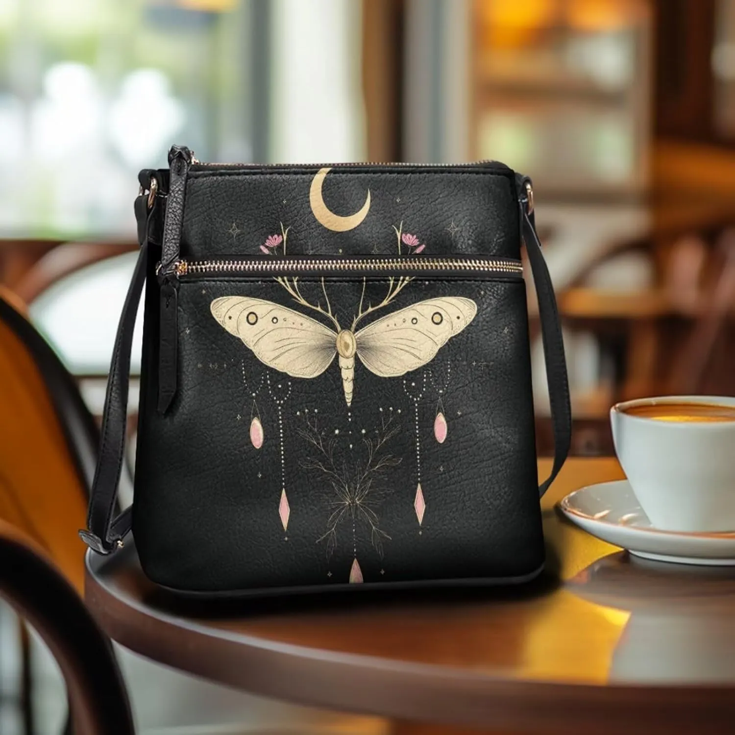 Shoulder Bag Crossbody Purses for Women Leather Handbag Purse Long Strap Crossbody Bags