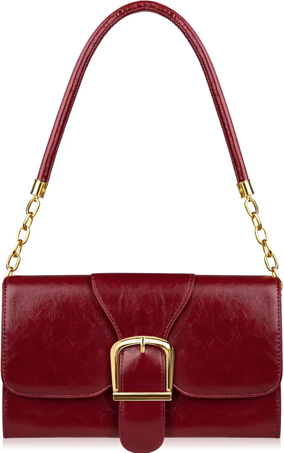 Shoulder Bag for Women, Cute Soft PU Leather Small Purse Handbags, Trendy Underarm Bag Tote Clutch Purses for Women