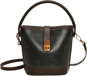 Shoulder Bags for Women Tote Bag Retro PU Leather Crossbody Bag Vinatge Soft Shoulder Purses Handbags