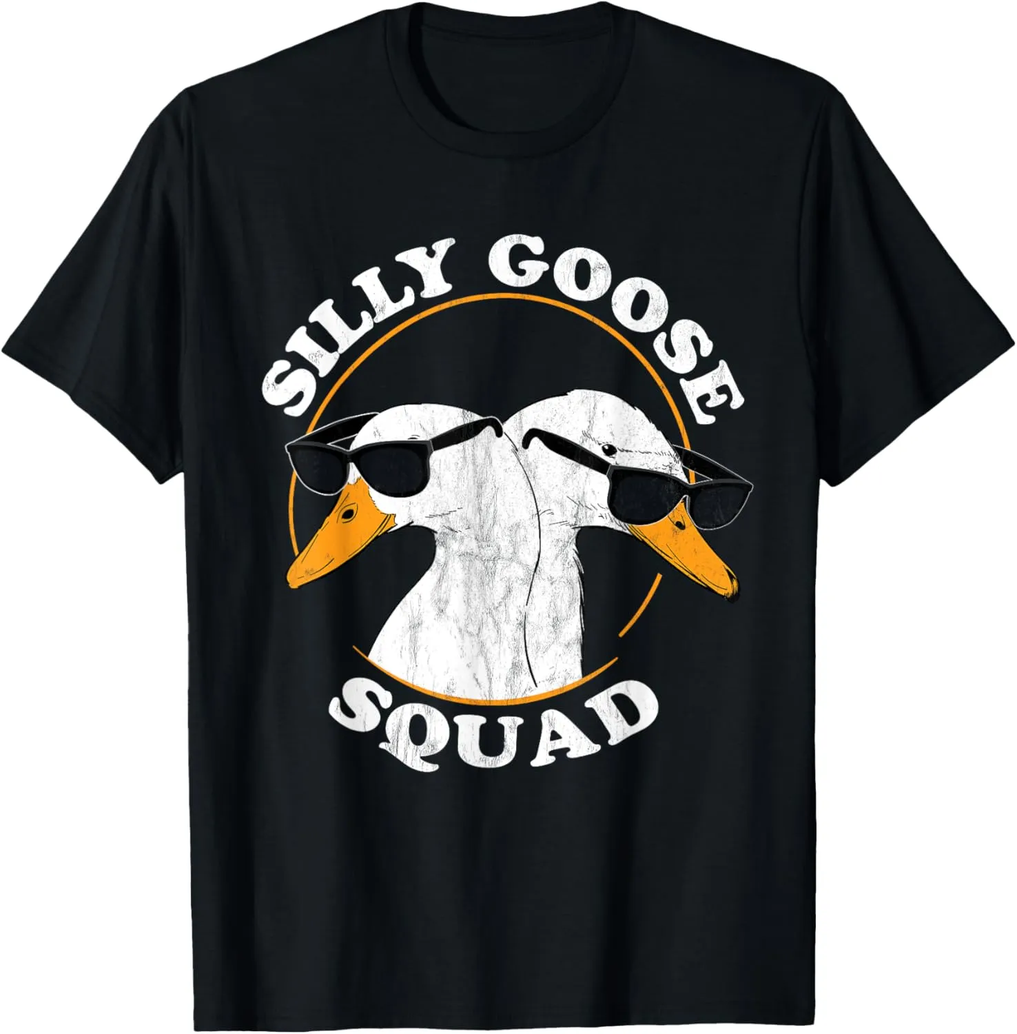 Silly Goose Squad Funny Goose Meme Cute Goose Trendy Design T-Shirt