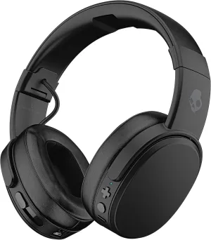 Skullcandy Crusher Bluetooth Wireless Over-Ear Headphones with Microphone - Black - (Renewed)