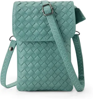 Small Crossbody Bags for Women Small Purses Woven Cell Phone Purse Travel Purse Wallet Phone Purses