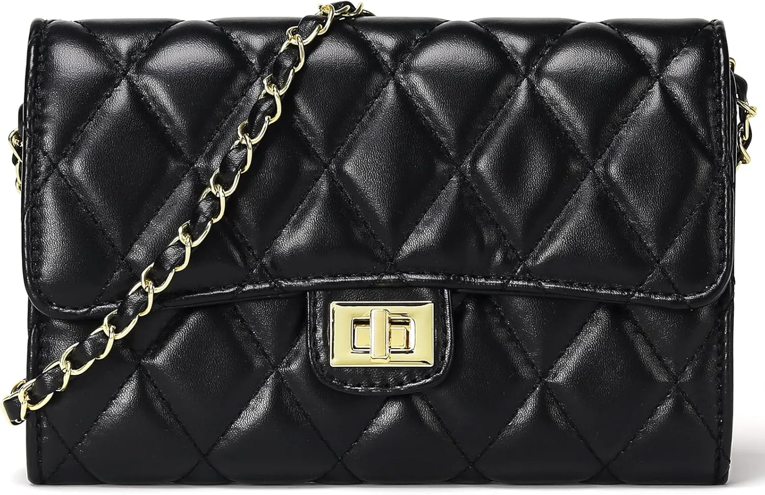 Small Quilted Crossbody Bags for Women Trendy Ladies Shoulder Bag Satchel HandBag Mini Purse Women