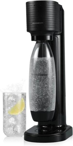SodaStream Gaia Sparkling Water Maker, Black