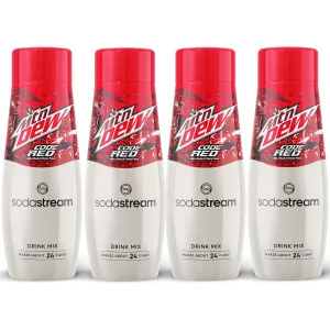 SodaStream MTN Dew Code Red Drink Mix (440ml, Pack of 4)