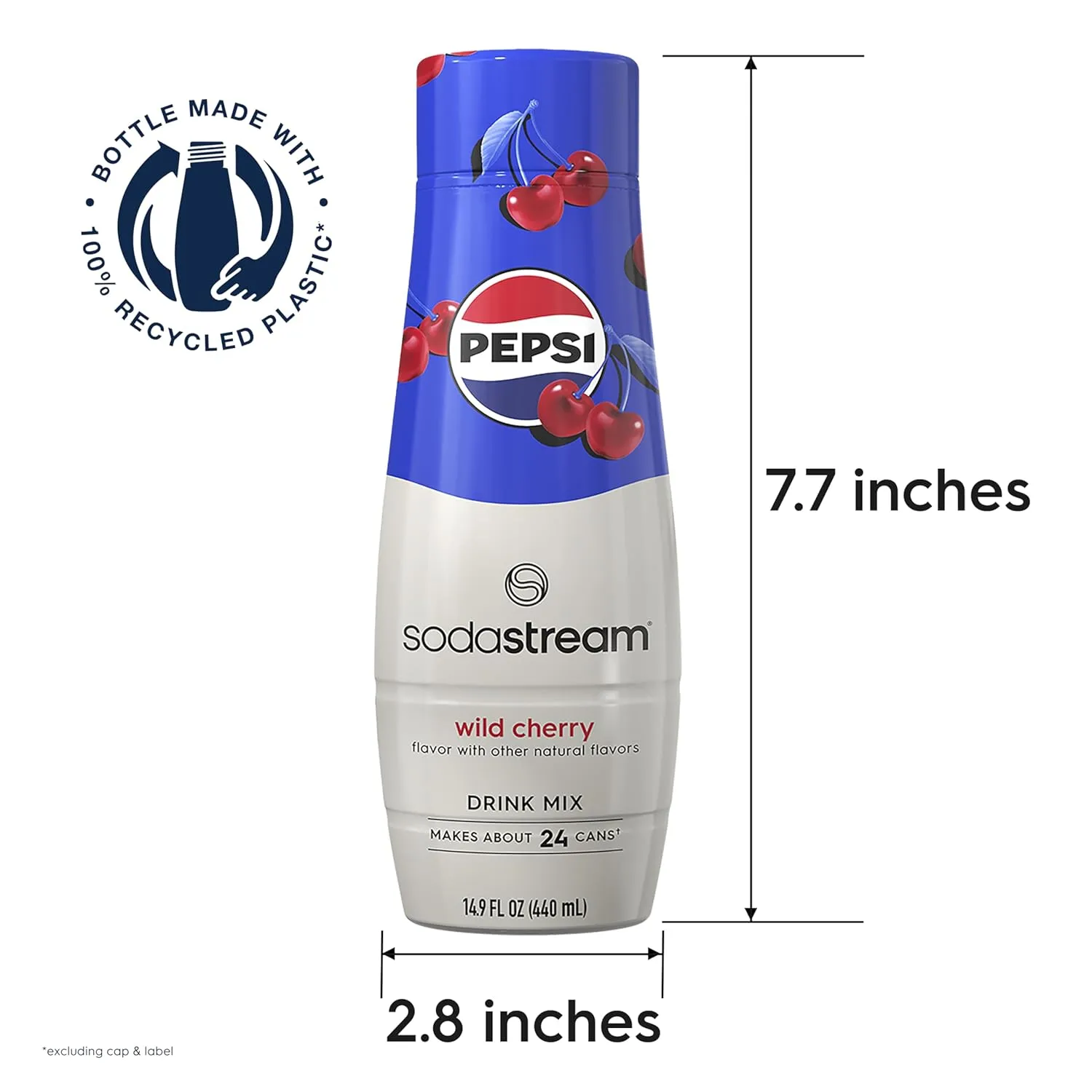 SodaStream Pepsi Wild Cherry Drink Mix (440ml, Pack of 4)