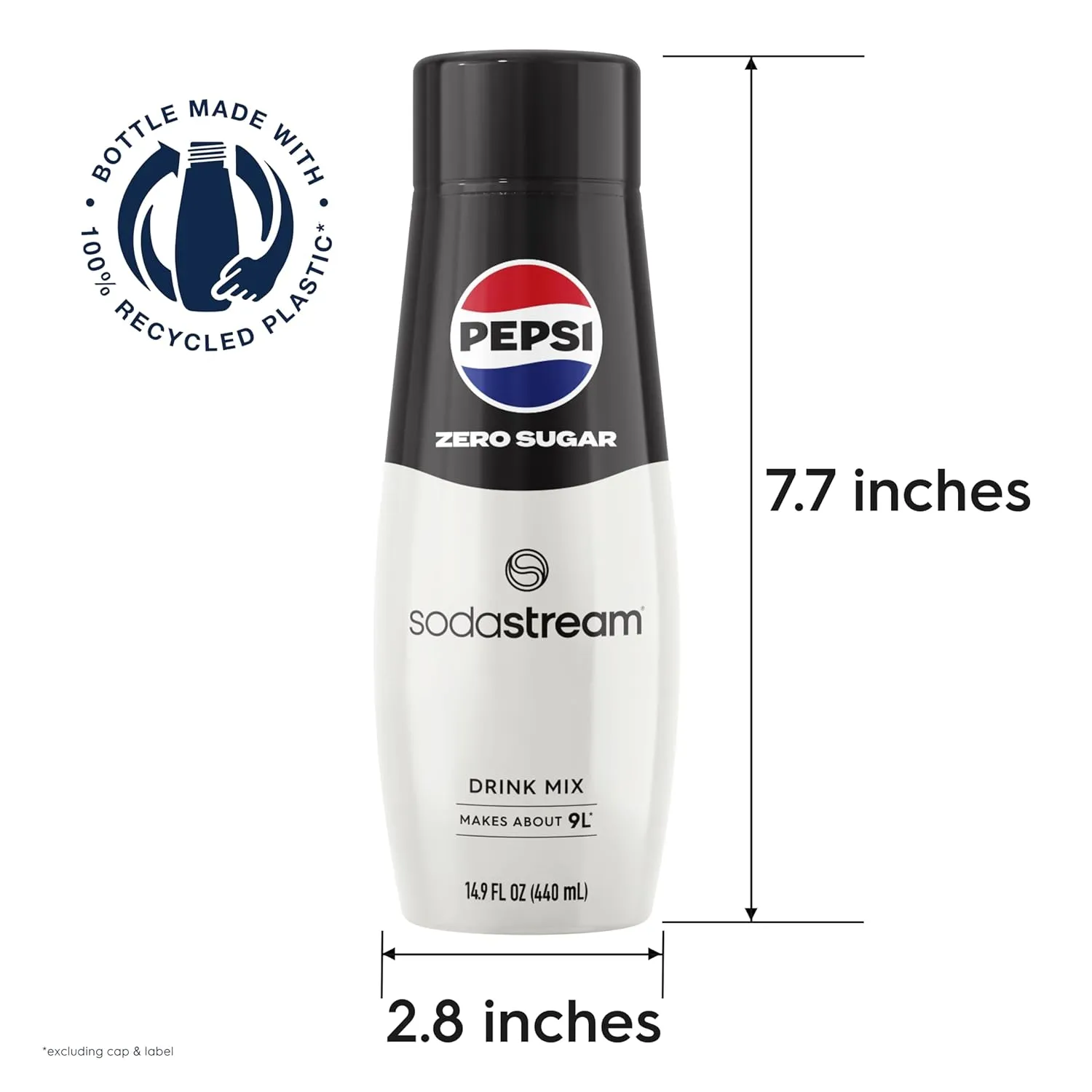 SodaStream® Pepsi® Zero Sugar Beverage Mix (440ml, Pack of 4)