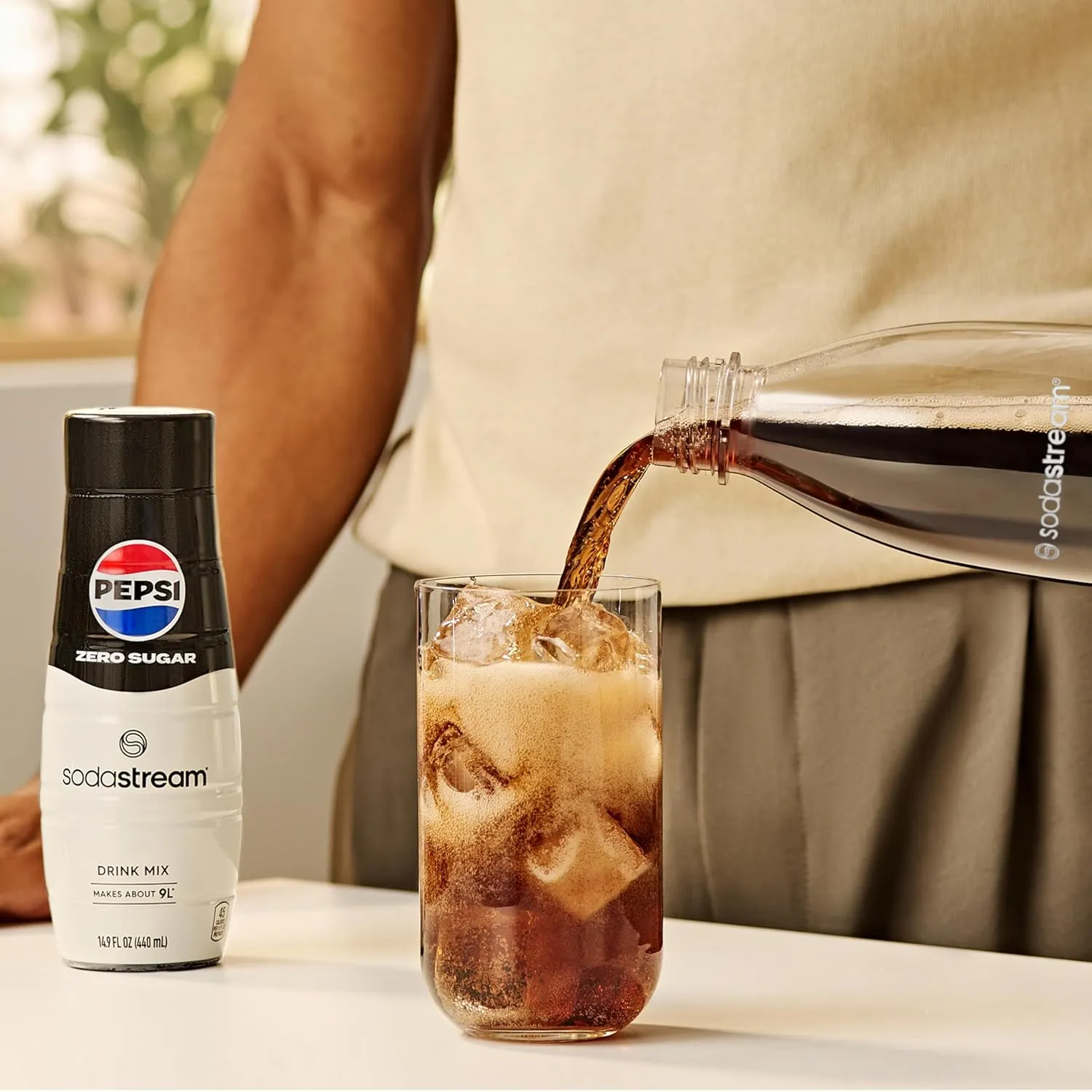 SodaStream® Pepsi® Zero Sugar Beverage Mix (440ml, Pack of 4)