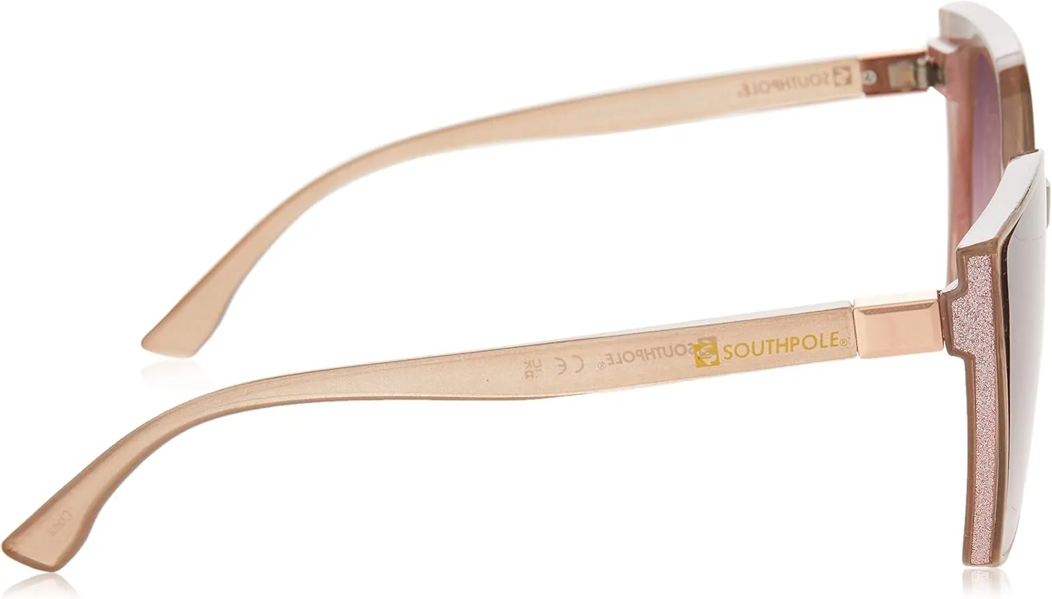 Southpole Women's 1086sp Sparkling Uv400 Protective Cat Eye Sunglasses. Cool Gifts for Her, 62 Mm
