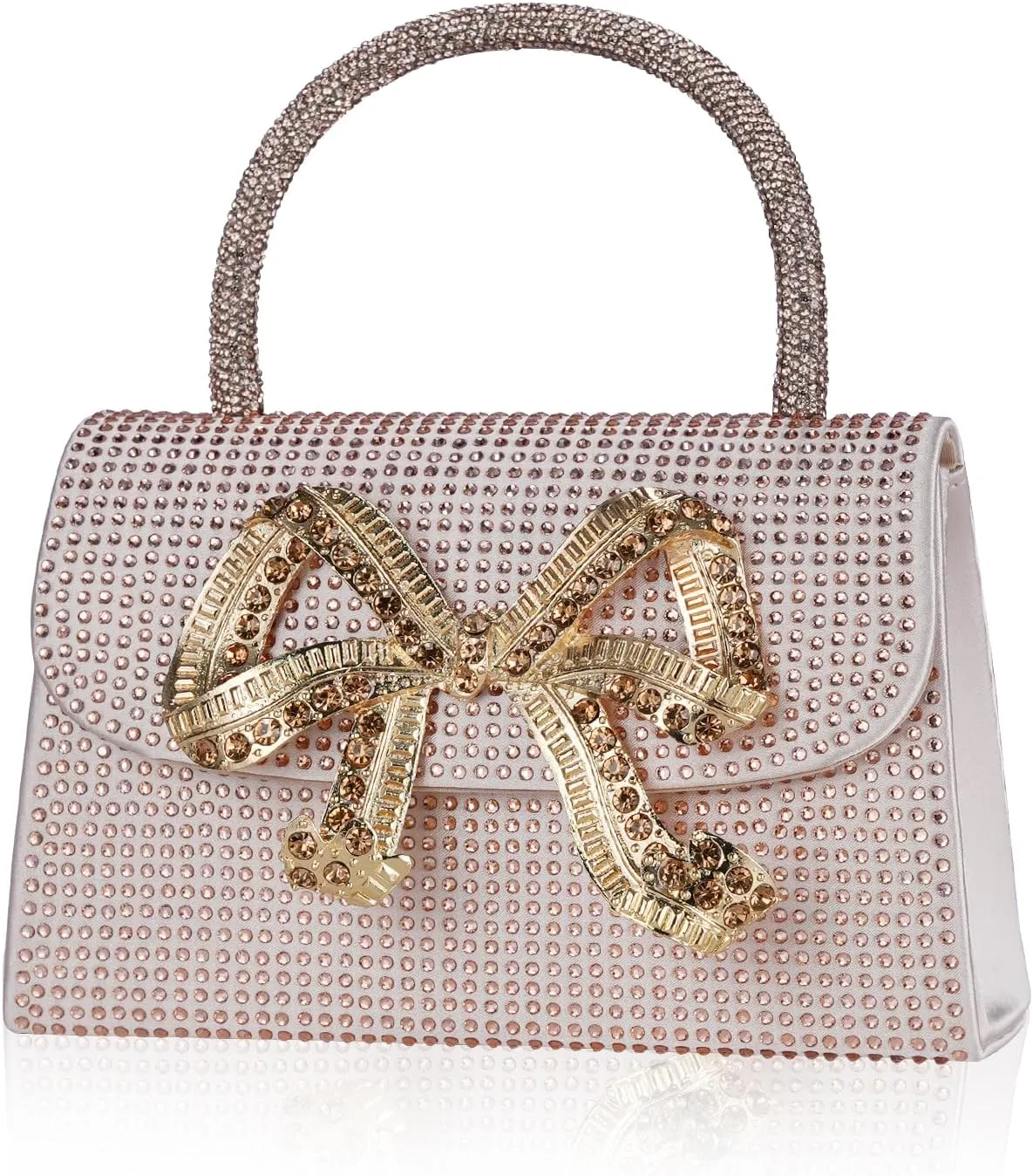 Sparkling Evening Clutches for Women Top Handle Rhinestone Handbags Ladies Luxury Cocktail Party Bling Chain Satche