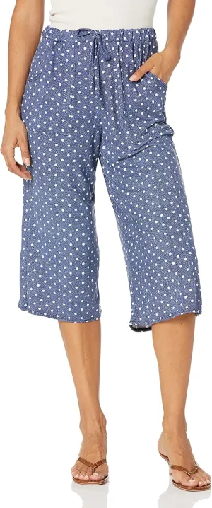 Star Vixen Women's Patch Pocket Cropped Pants