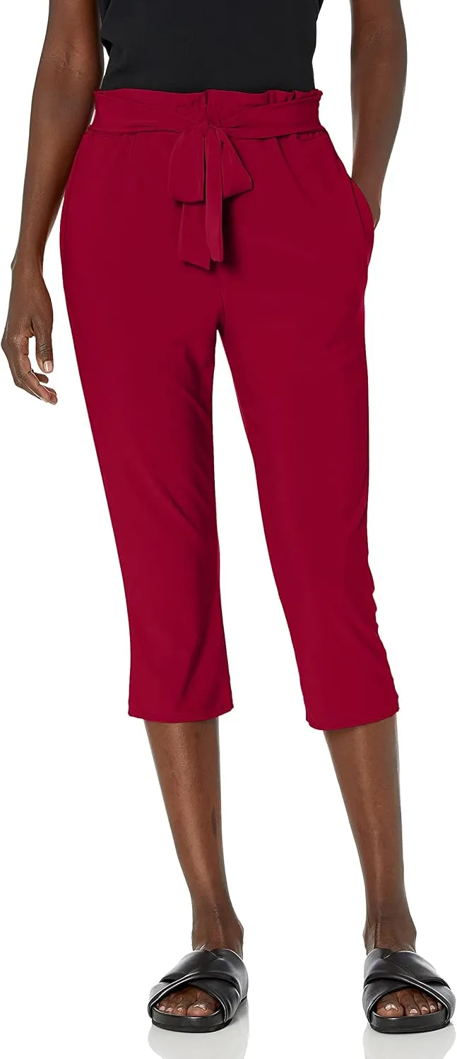 Star Vixen Women's Tapered Leg Cropped Pants