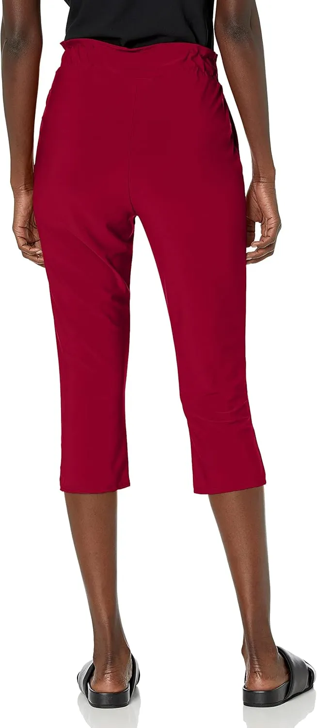 Star Vixen Women's Tapered Leg Cropped Pants